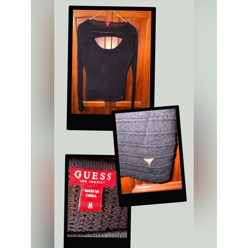 Guess Black Cut Out top #1015